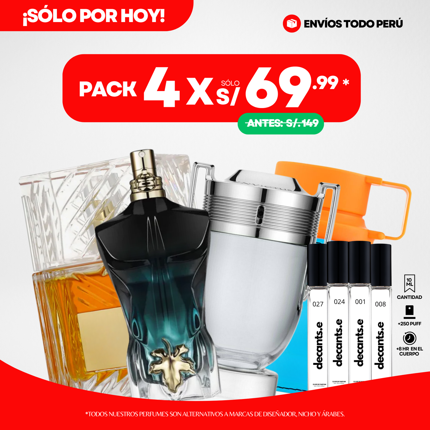 Promo 4 x S/.69.99 😱